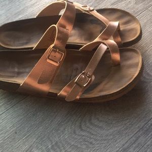 Rose Gold sandals